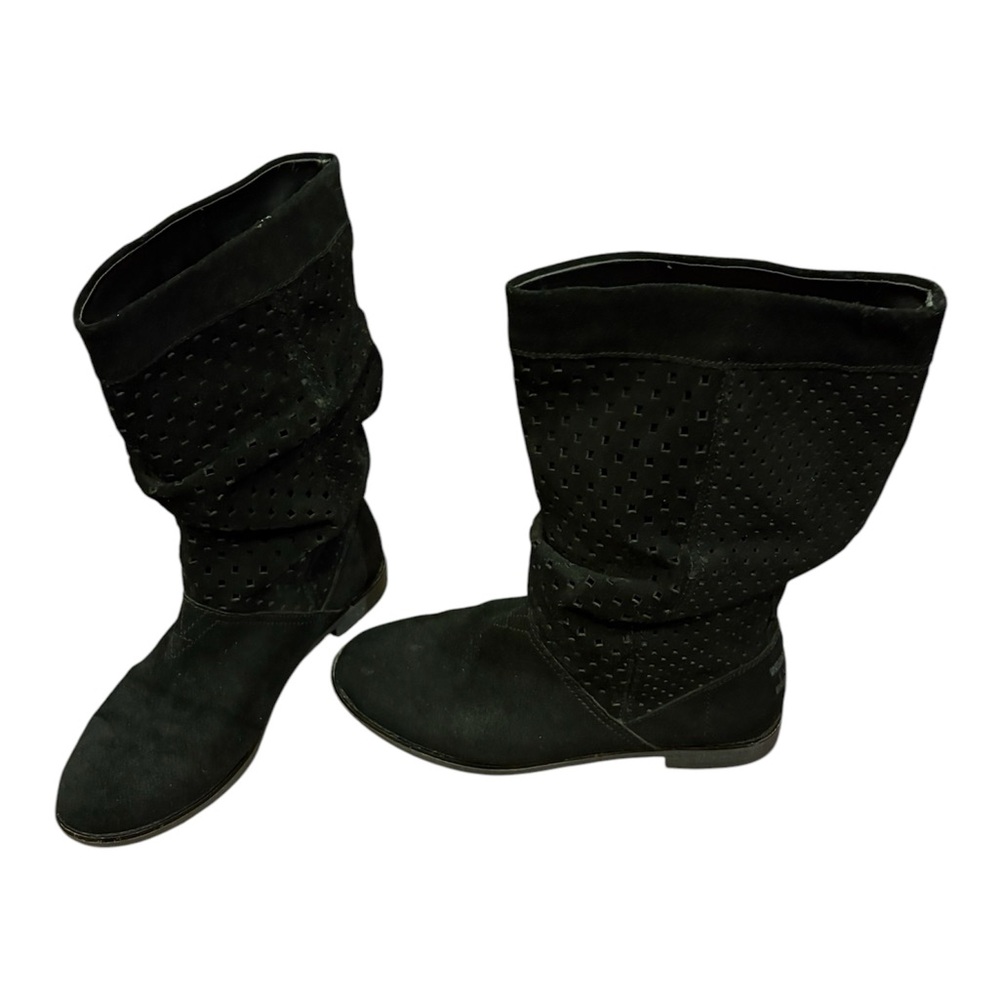 Black Suede Women's Boots